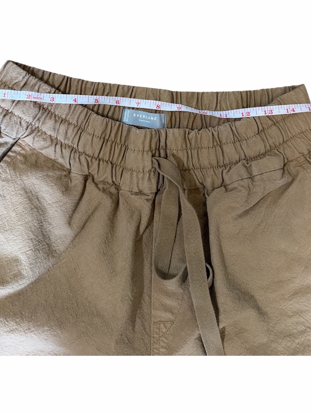 Everlane Wide-Leg Drawstring Pants in Tan - Picture 5 of 6